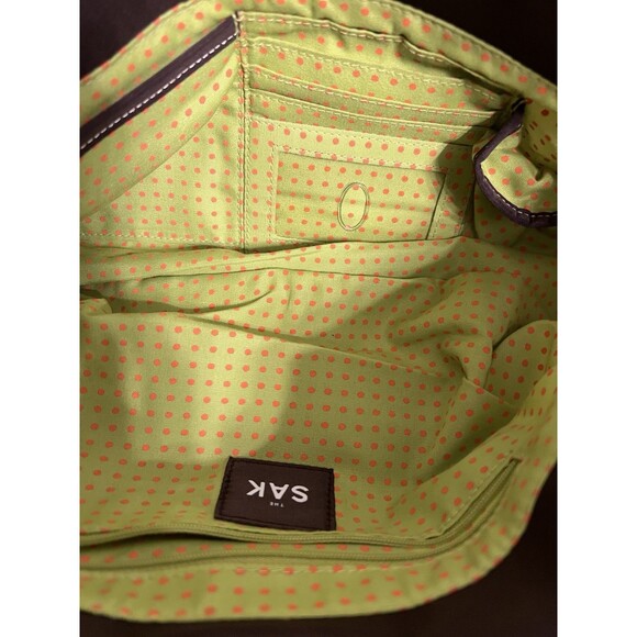 The Sak Brown And Ivory Knit Shoulder Bag EUC - Picture 10 of 10